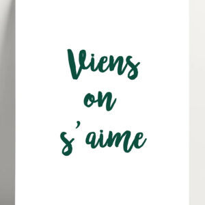 Carte Viens on S’aime