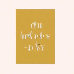 Carte Oh Happy Birthday